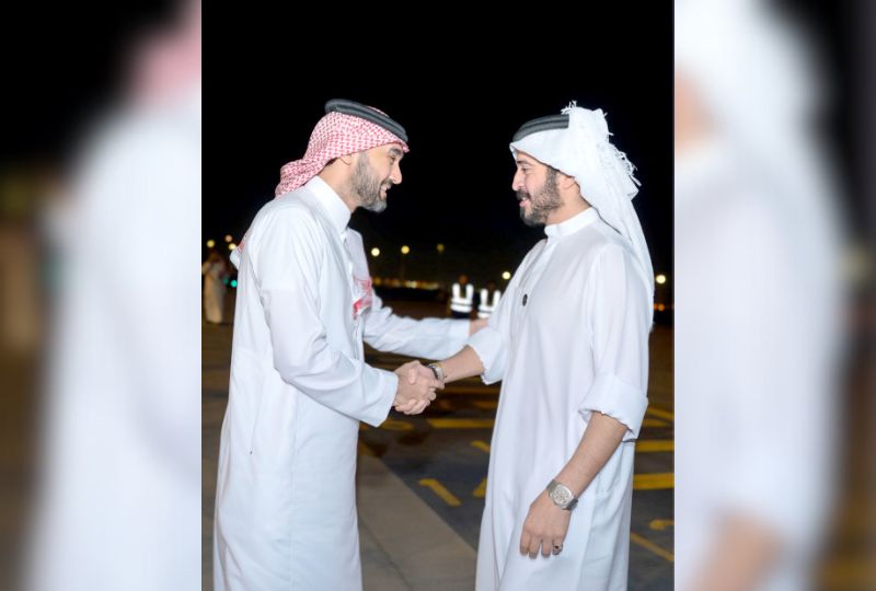 Shaikh Khalid arrives in Riyadh